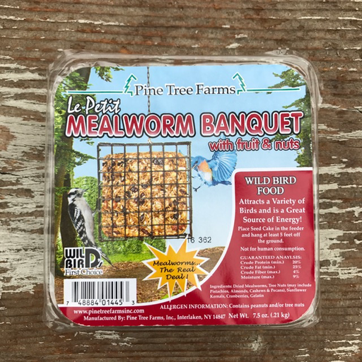 Pine Tree Farms Le Petit Mealworm Banquet Cake 7.5oz