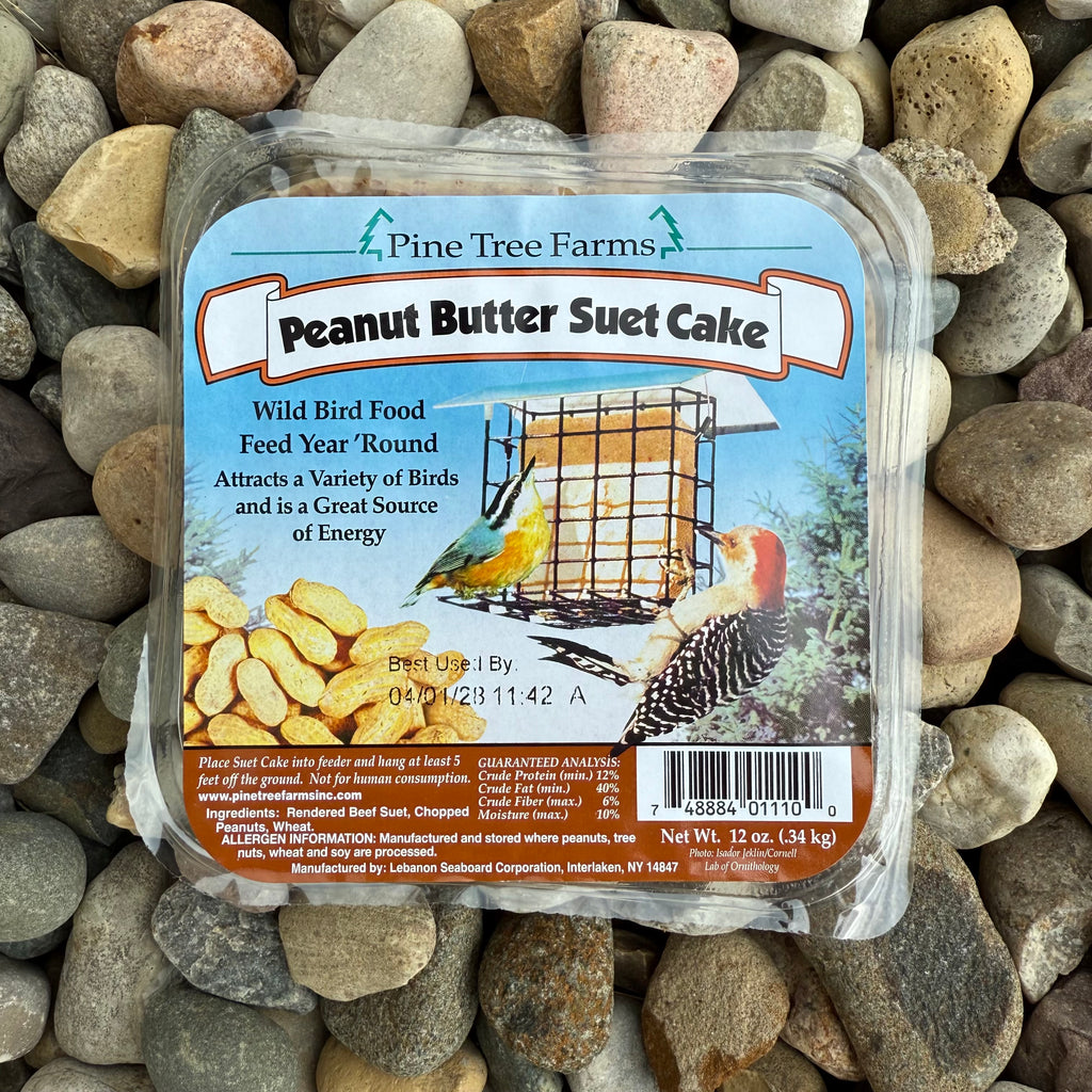 Pine Tree Farms 12oz Peanut Butter Suet Cake
