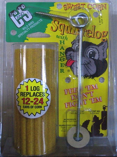 C&S  Squirrelog with Hanger