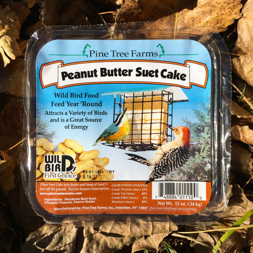 Pine Tree Farms 12oz Peanut Butter Suet Cake