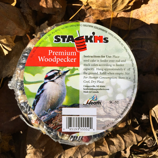 Heath Premium Woodpecker Stack'm 7oz. Seed Cake