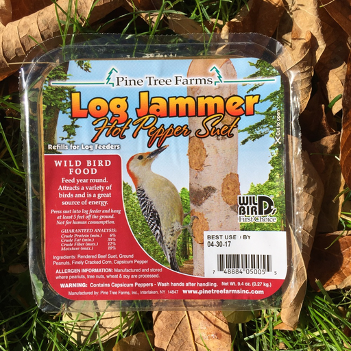 Pine Tree Farms Log Jammer Hot Pepper Suet Plugs 9.4oz