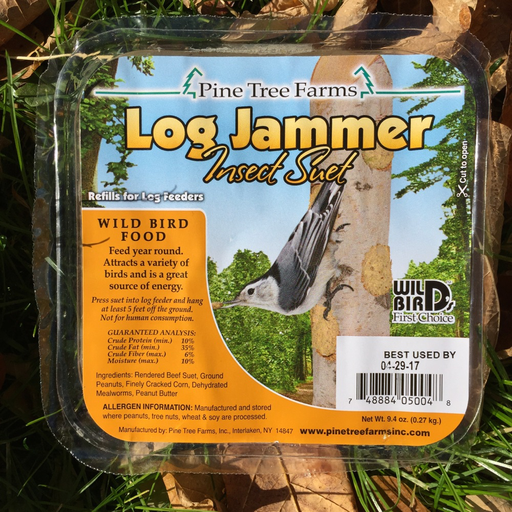 Pine Tree Farms Log Jammer Insect Suet Plugs 9.4oz