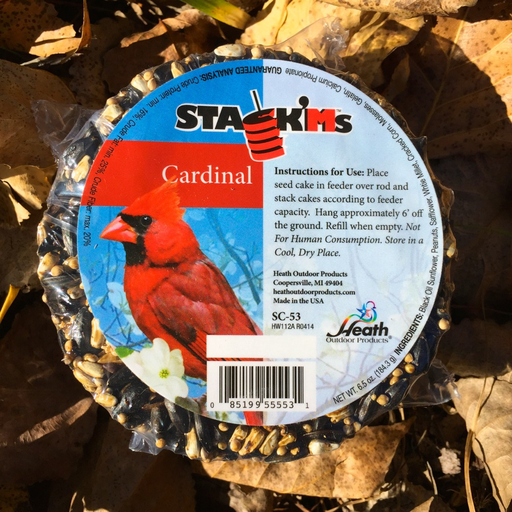 Heath Cardinal Stack'm 6.5oz Seed Cake