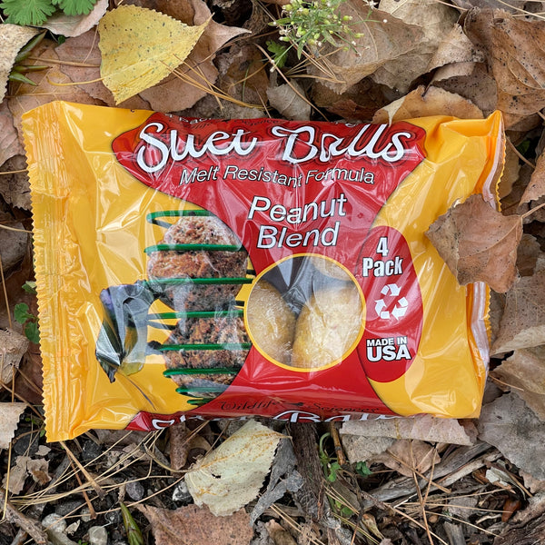 Wildlife Sciences Wrapped 4 Pack Peanut Blend Suet Balls