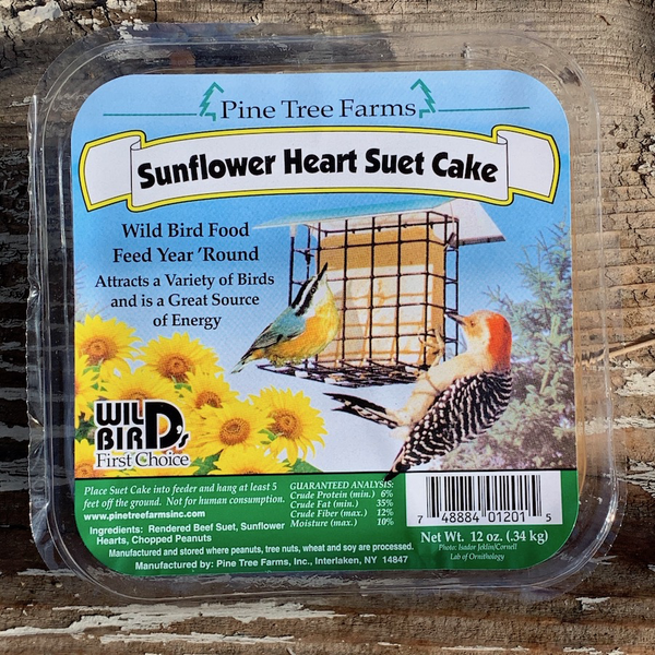 Pine Tree Farms Sunflower Heart Suet Cake