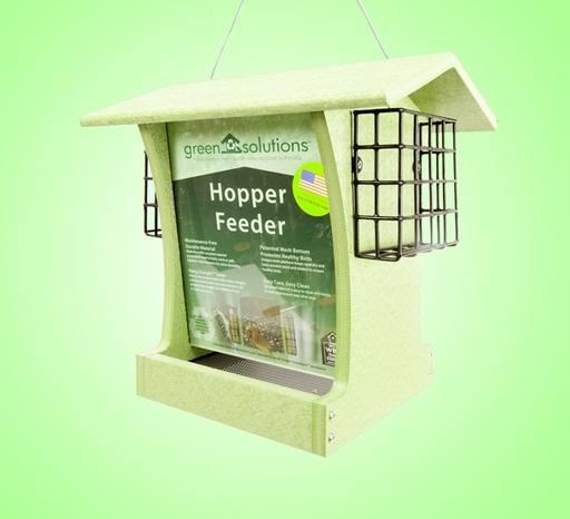 Green Solutions Large Hopper Feeder w/ 2 Suet Trays