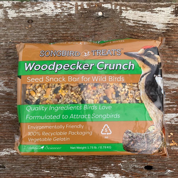 Songbird Treats Woodpecker Crunch 1.75lb Seed Cake