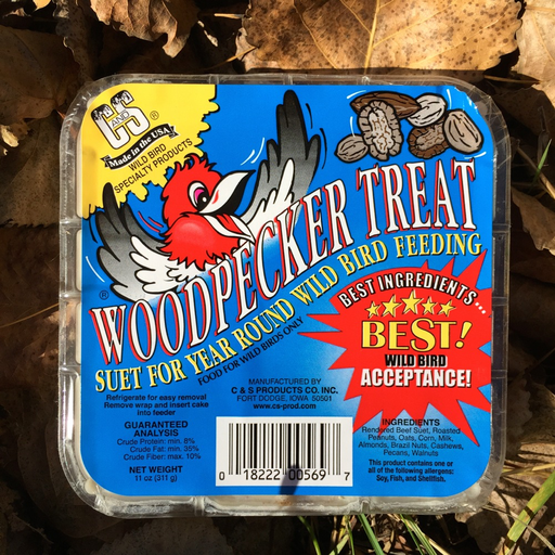 C&S Woodpecker Treat Suet Cake