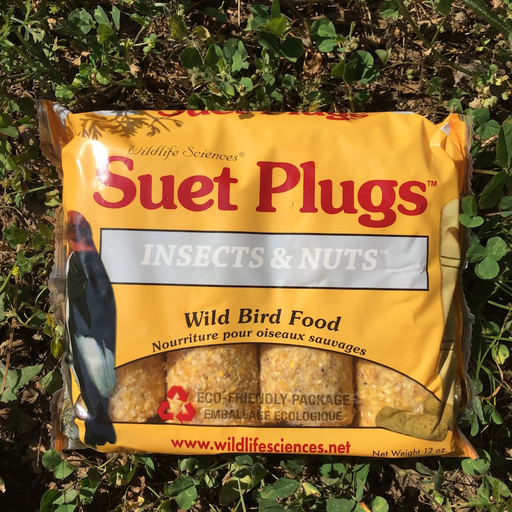 Suet Plus Insects and Nuts Suet Plugs by Wildlife Sciences